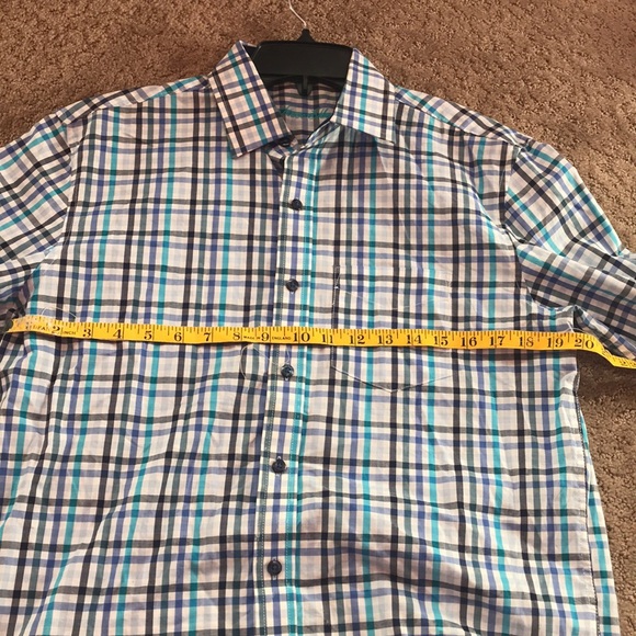 3/$20 🦋 Tasso Elba Button Down Dress Shirt EUC - Picture 6 of 7